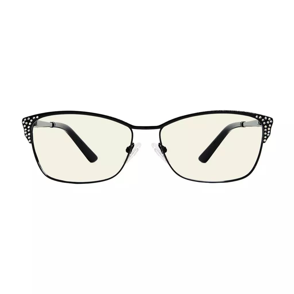 Rhinestone Blue Light Blocking Glasses for Women