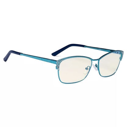 Rhinestone Blue Light Blocking Glasses for Women
