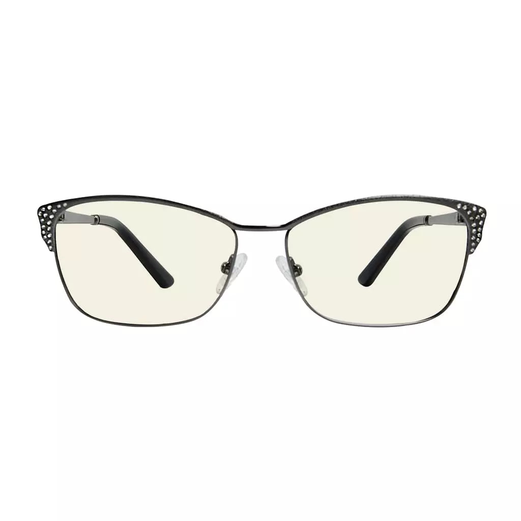 Rhinestone Blue Light Blocking Glasses for Women