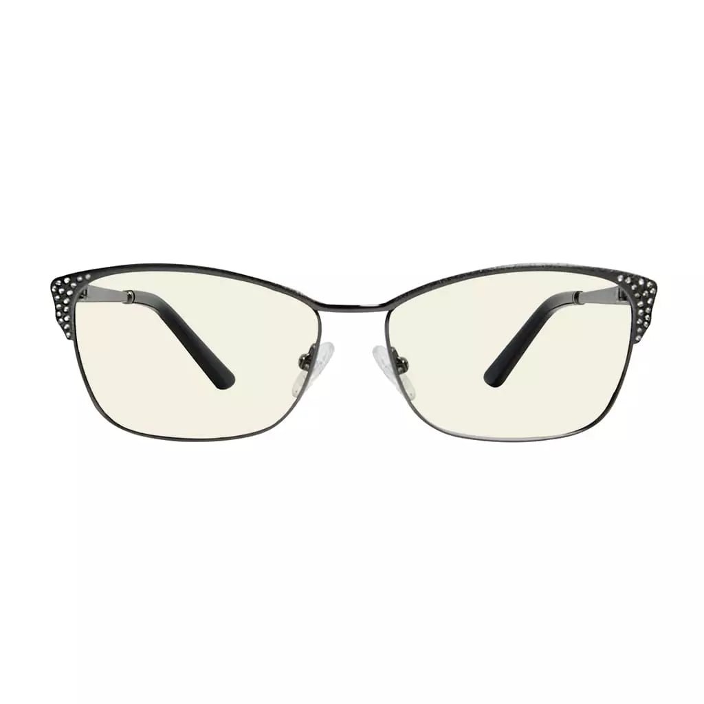 Rhinestone Blue Light Blocking Glasses for Women