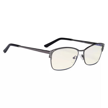 Rhinestone Blue Light Blocking Glasses for Women