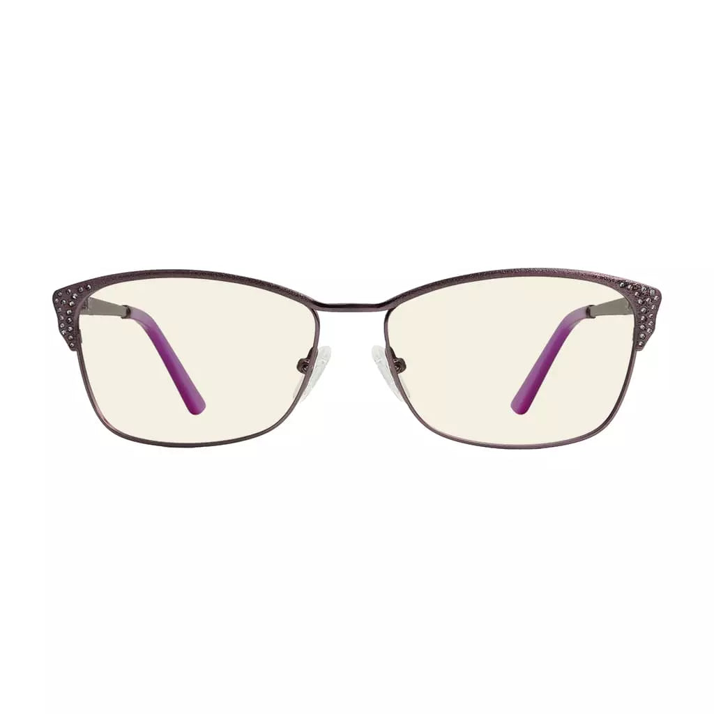 Rhinestone Blue Light Blocking Glasses for Women