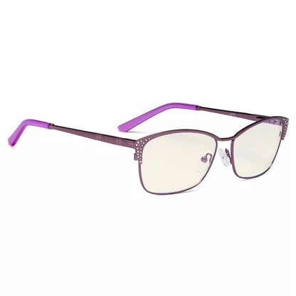 Rhinestone Blue Light Blocking Glasses for Women