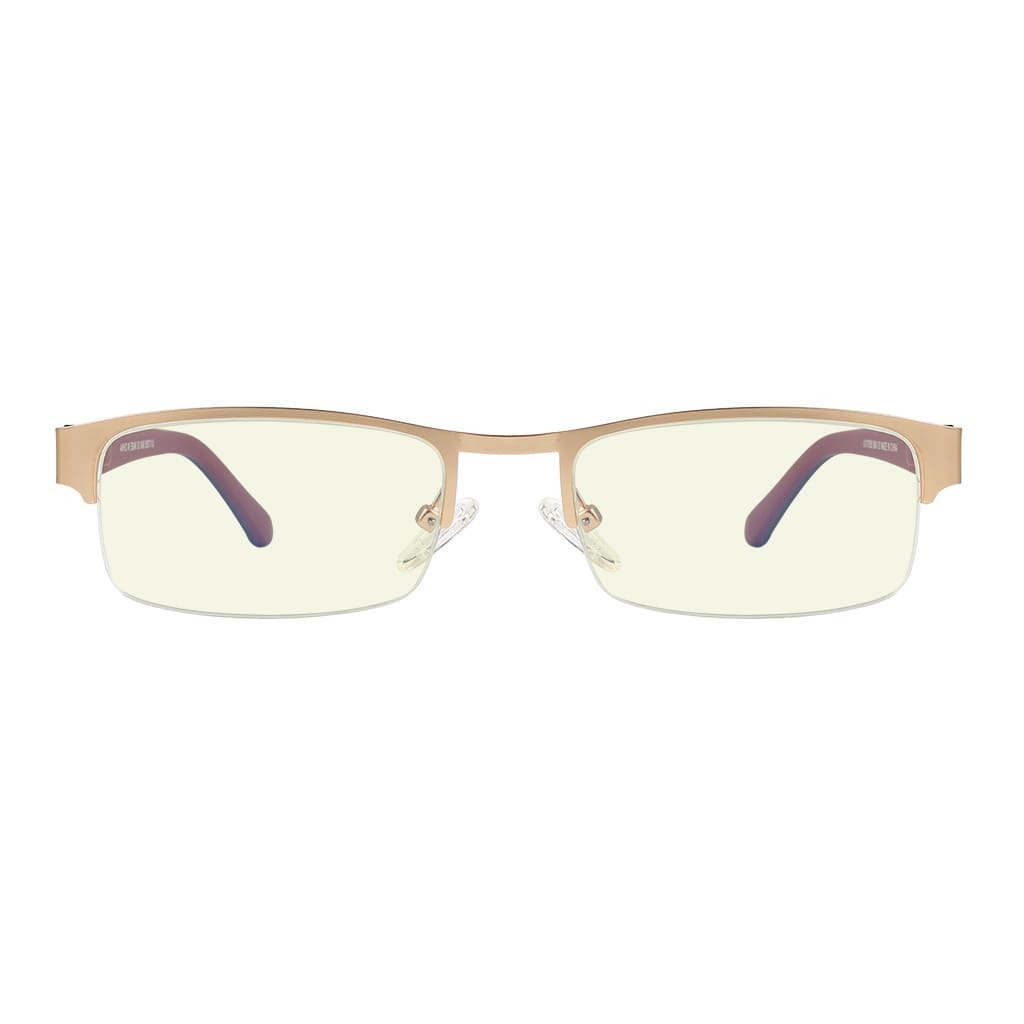 Half Rim Blue Light Blocking Glasses for Men
