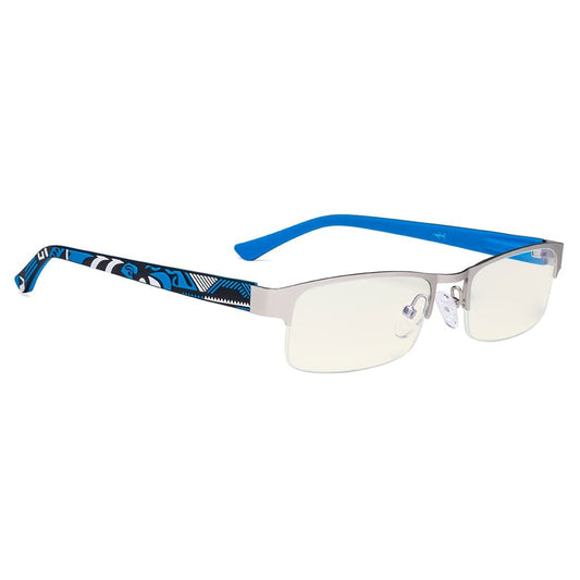 Half Rim Blue Light Blocking Glasses for Men