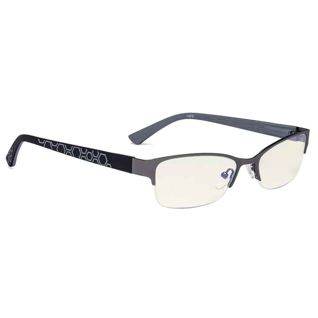 Half Rim Blue Light Blocking Glasses for Women and Men