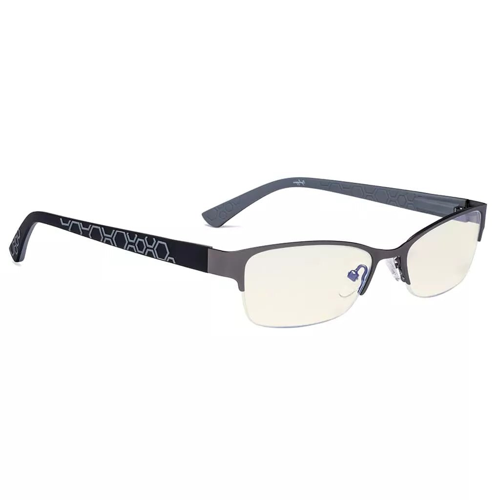 Half Rim Blue Light Blocking Glasses for Women and Men