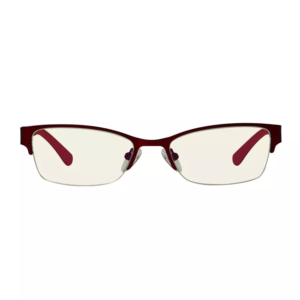 Half Rim Blue Light Blocking Glasses for Women and Men