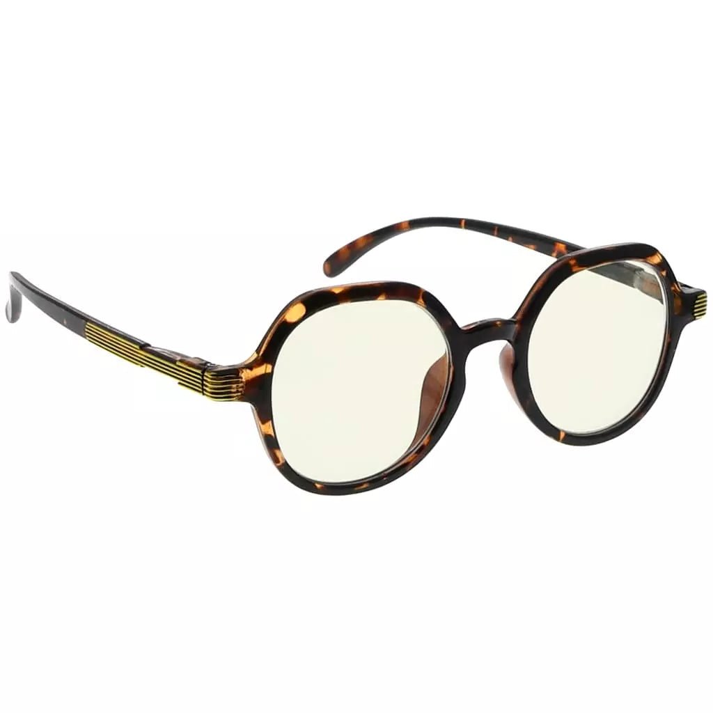 Round Oval Blue Light Blocking Eyeglasses For Women