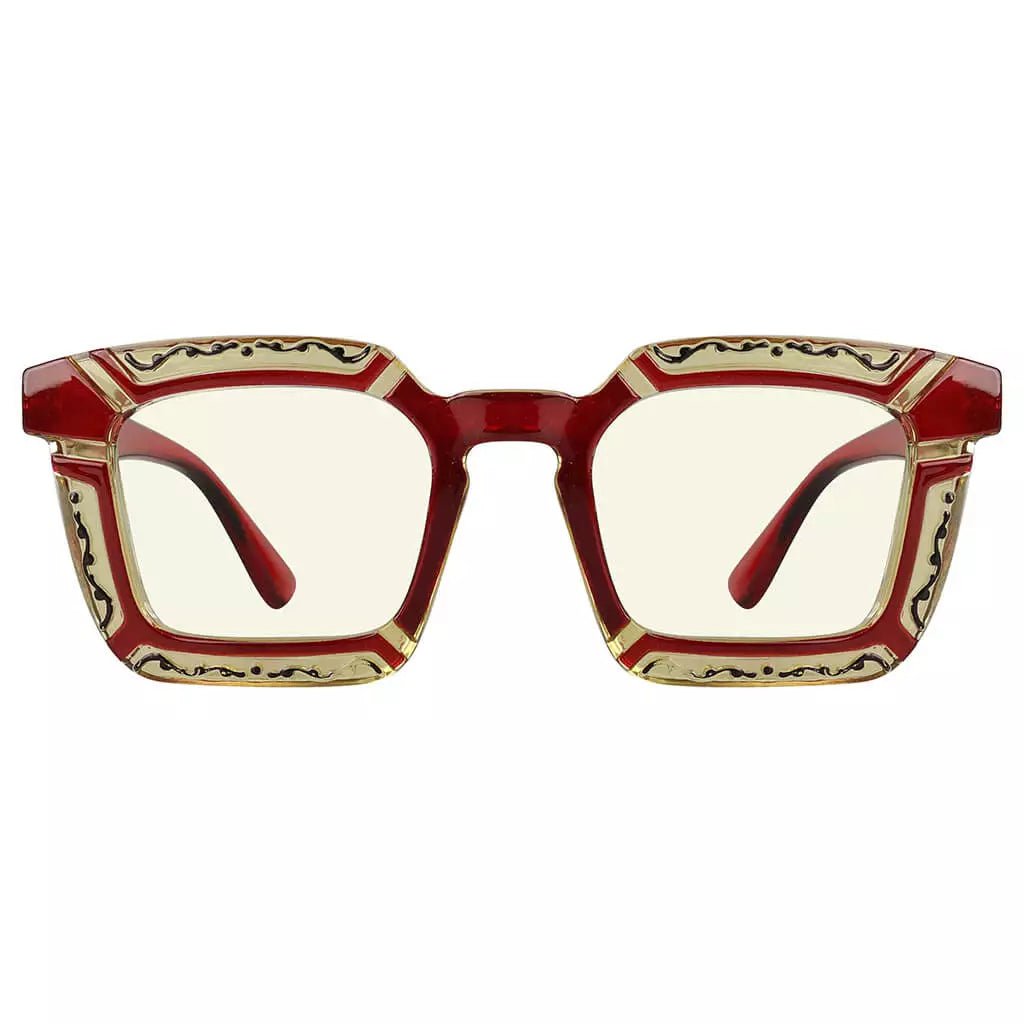 Pattern Blue Light Blocking Glasses for Women