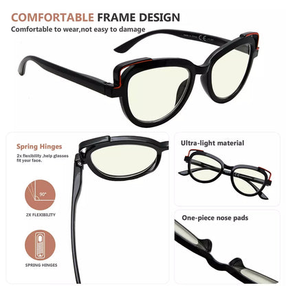 Cat Eye Blue Light Blocking Glasses For Women