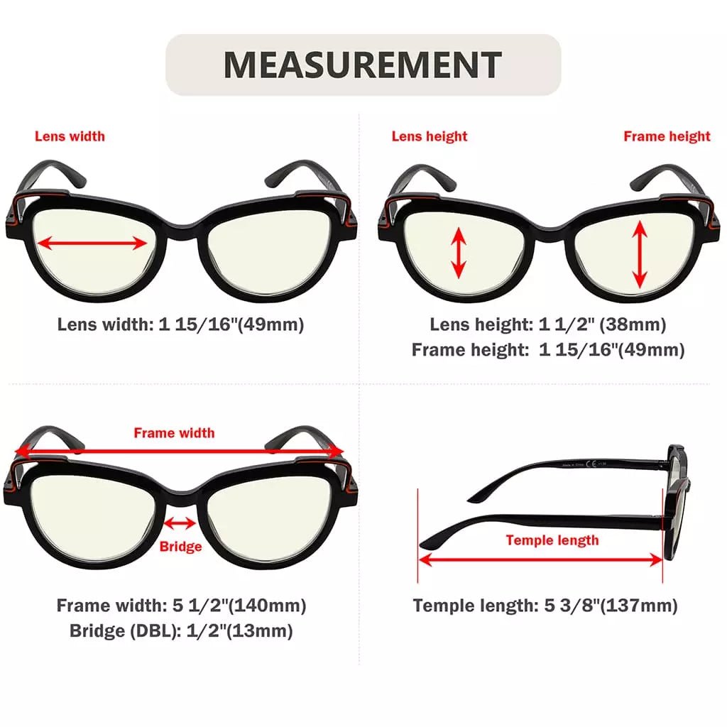 Cat Eye Blue Light Blocking Glasses For Women