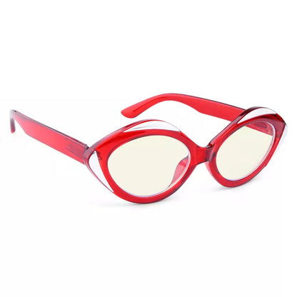 Oval Blue Light Blocking Glasses for Women