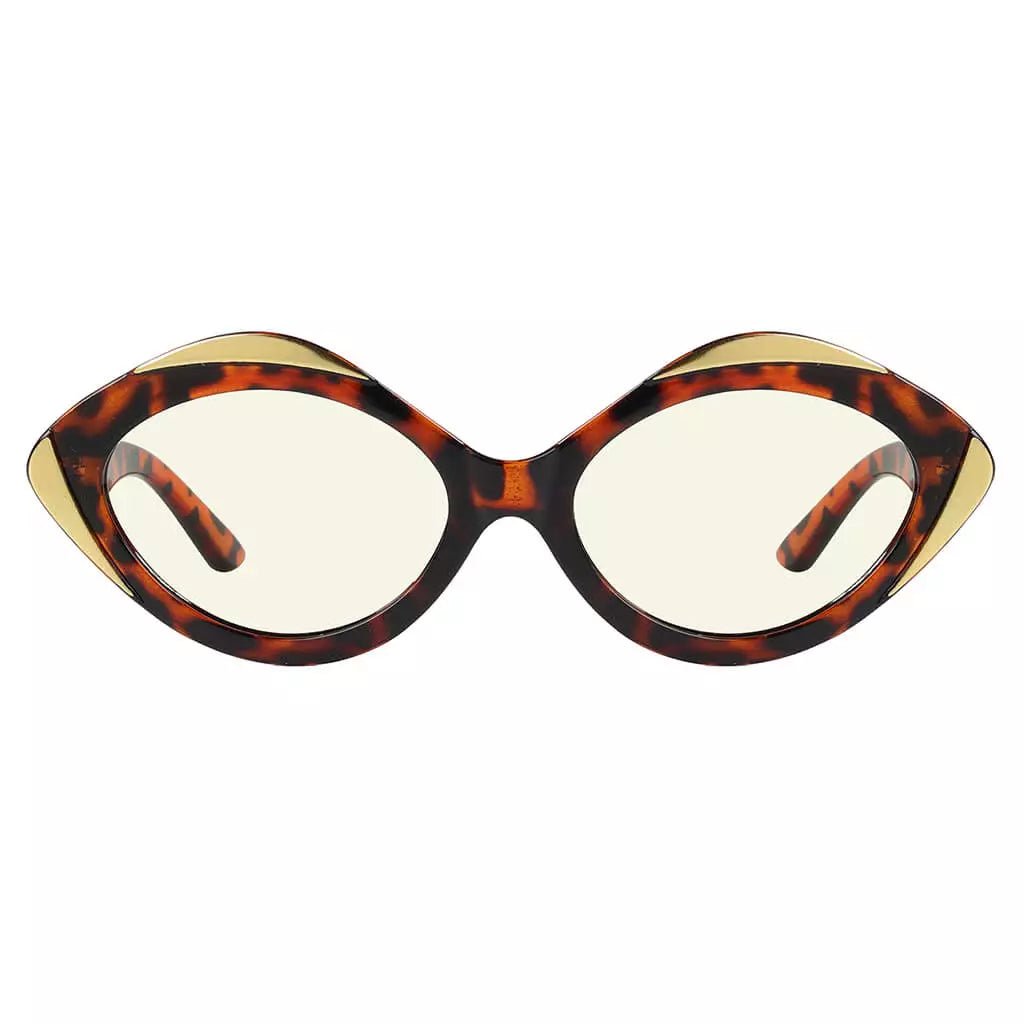 Oval Blue Light Blocking Glasses for Women