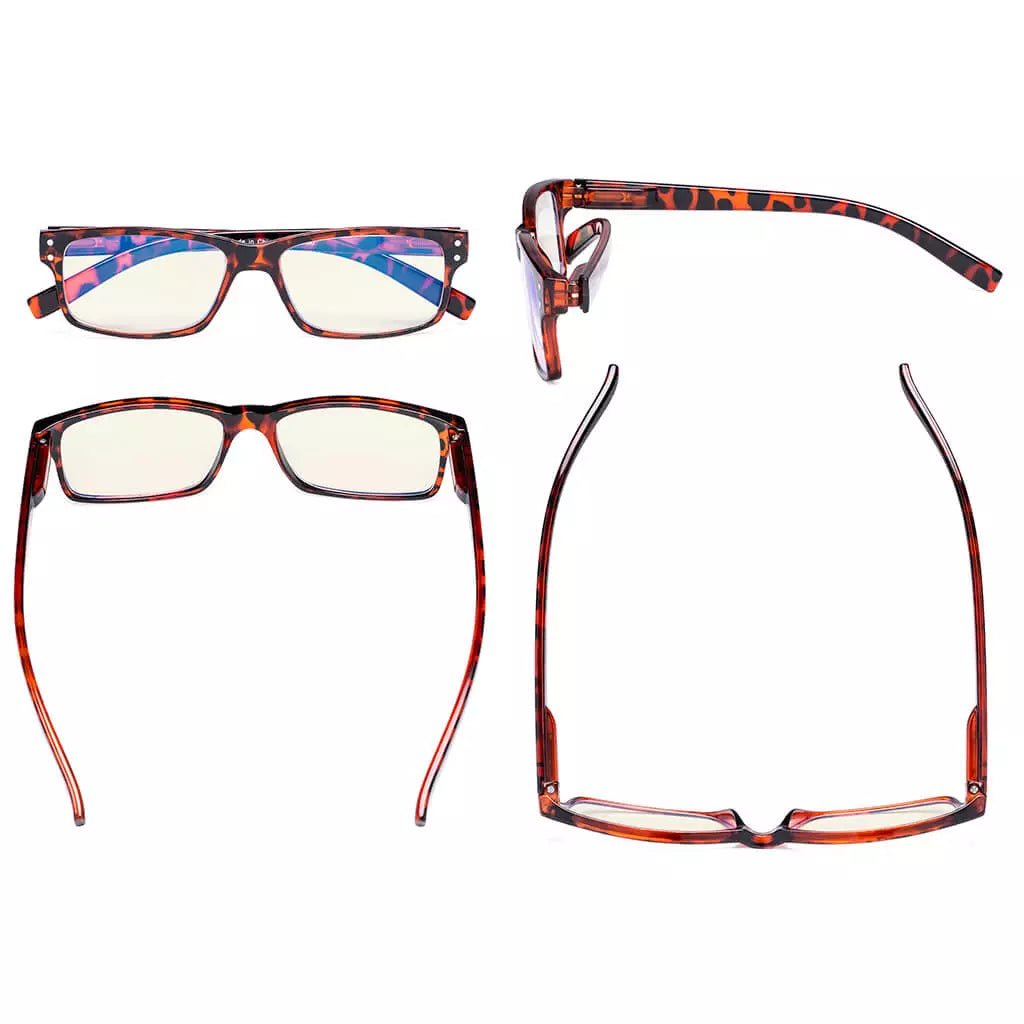 Vintage Blue Light Blocking Reading Glasses for Men