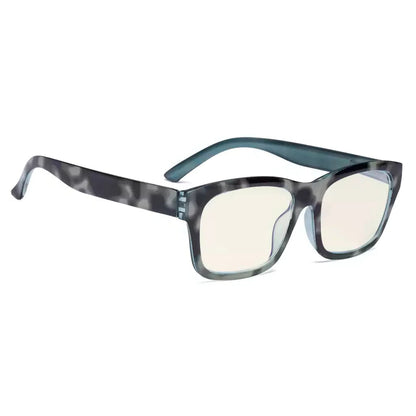 Rimless Metal Blue Light Blocking Glasses Women Men
