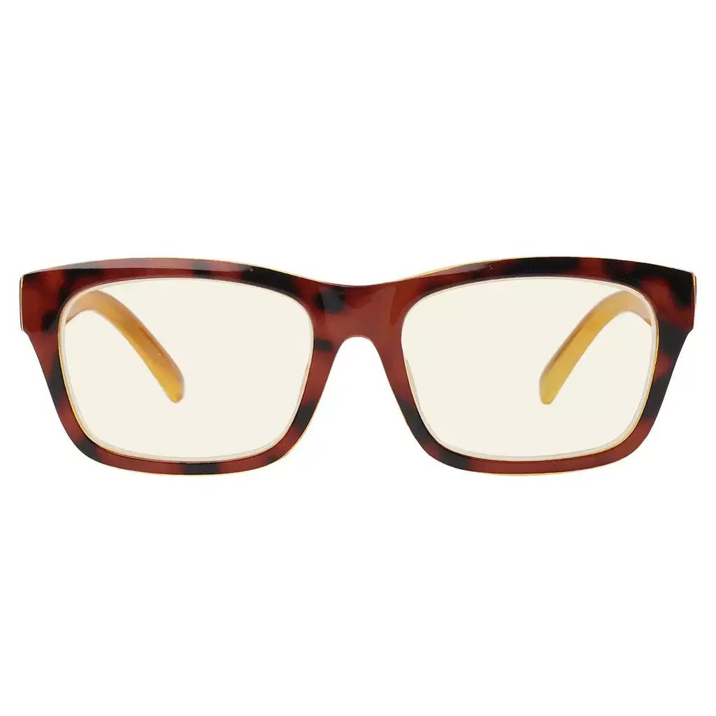 Rimless Metal Blue Light Blocking Reading Glasses Women Men