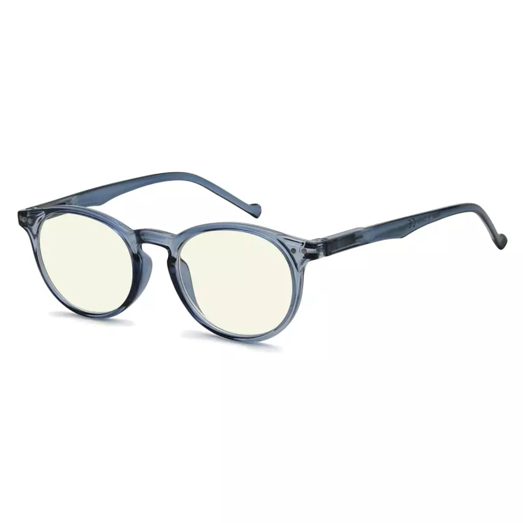 Oval Round Blue Light Blocking Reading Glasses for Women Men