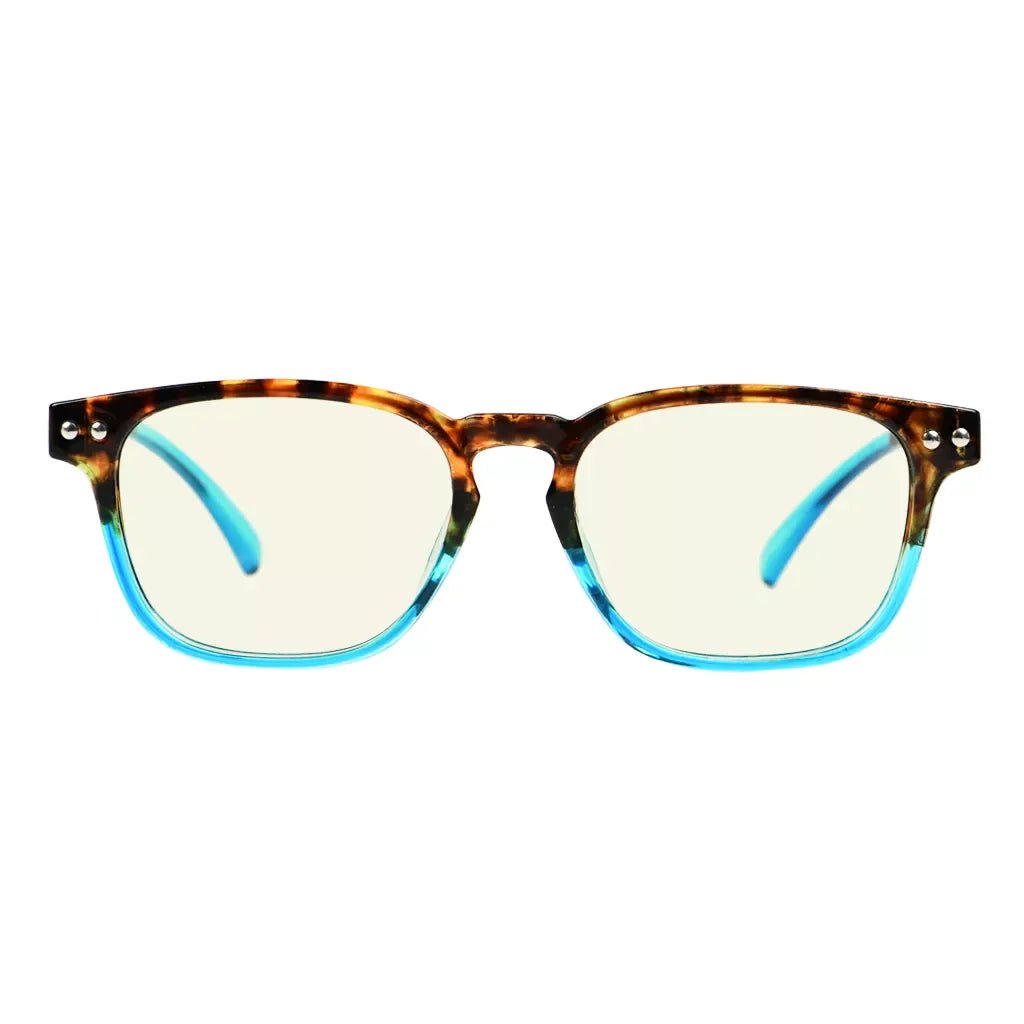 Tortoise Splicing Blue Light Blocking Eyeglasses For Women