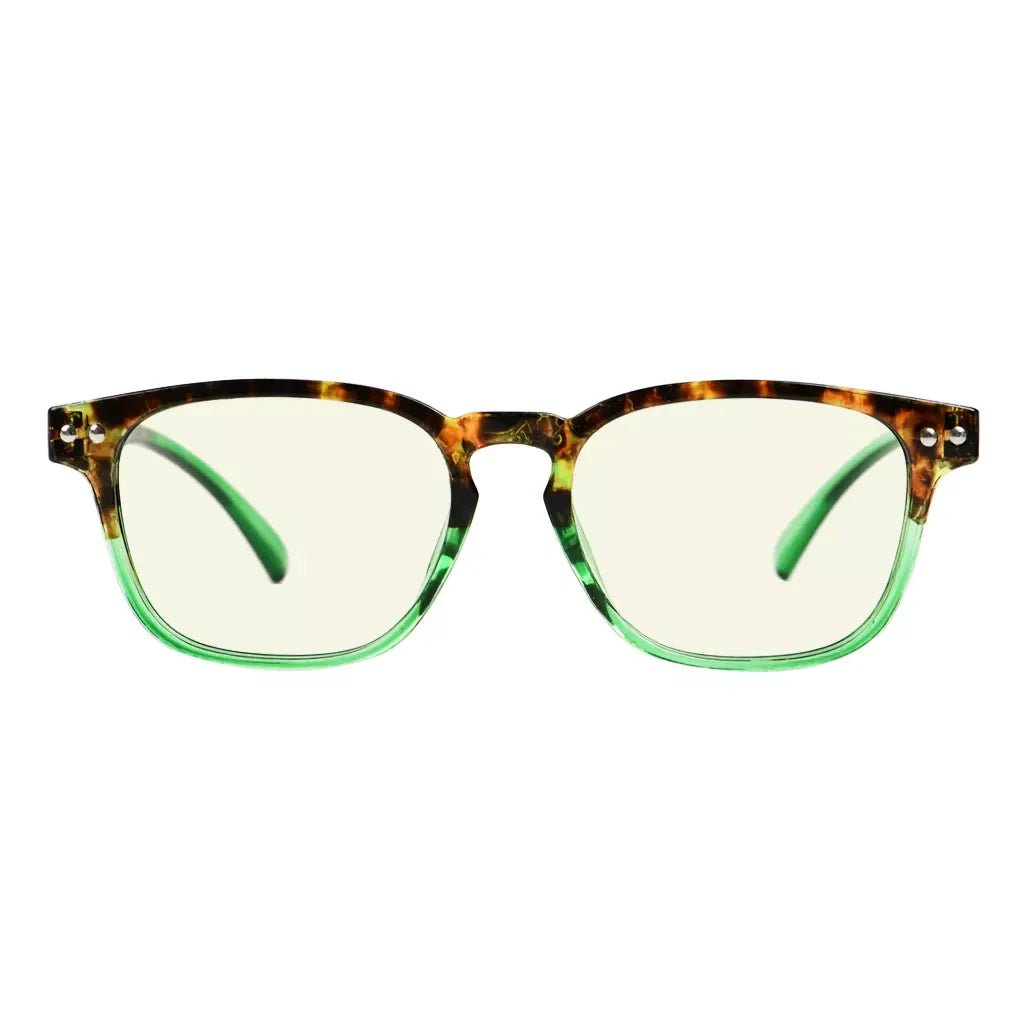 Tortoise Splicing Blue Light Blocking Eyeglasses For Women