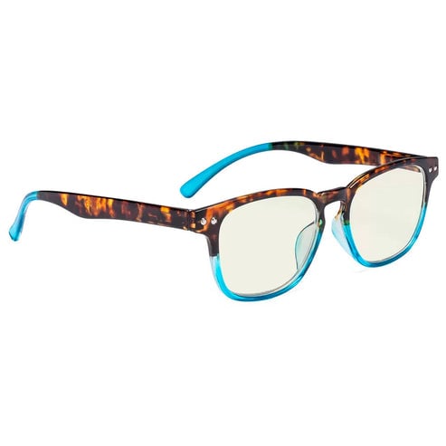 Tortoise Splicing Blue Light Blocking Eyeglasses For Women