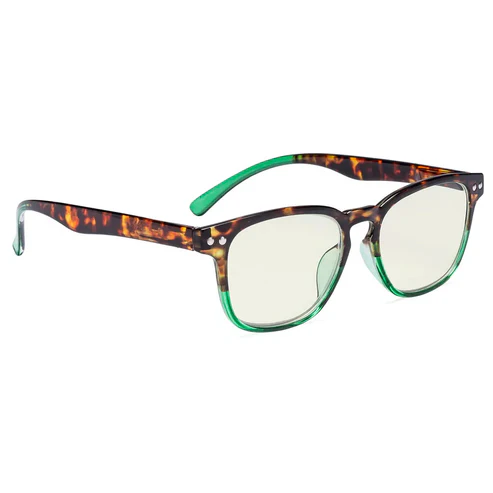 Tortoise Splicing Blue Light Blocking Eyeglasses For Women