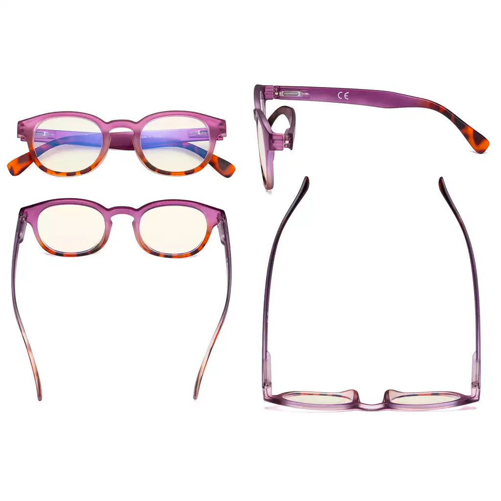 Elegant Blue Light Blocking Reading Glasses for Women