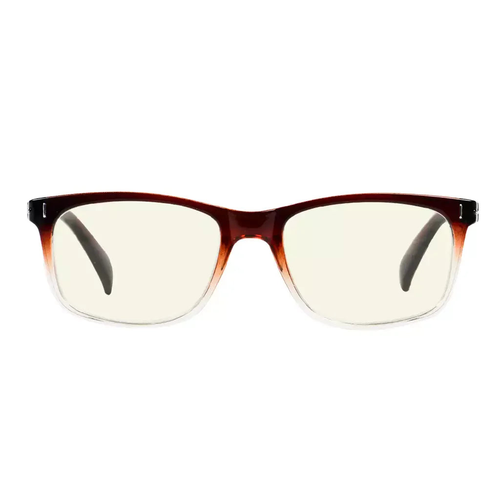 Rectangle Blue Light Blocking Reading Glasses for Women Men