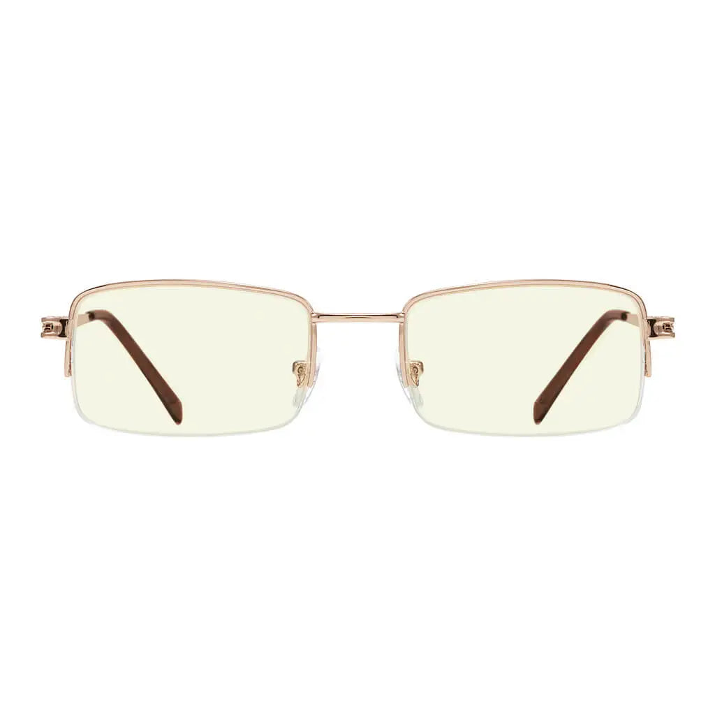 Half Rim Blue Light Blocking Reading Glasses for Men