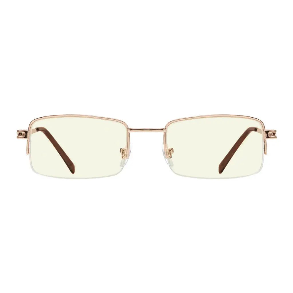 Half Rim Blue Light Blocking Reading Glasses for Men