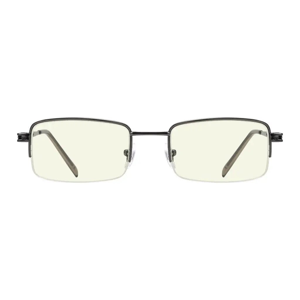 Half Rim Blue Light Blocking Reading Glasses for Men