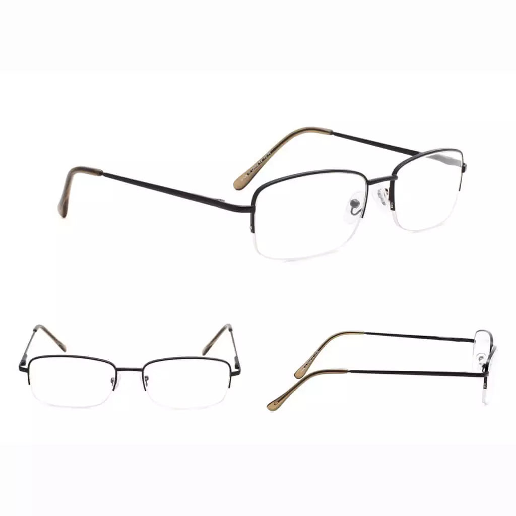 Half-Rim Vintage Blue Light Blocking Reading Glasses Men Women