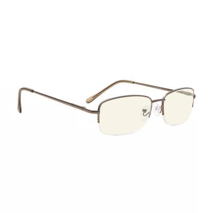 Half Rim Blue Light Blocking Glasses for Women Men