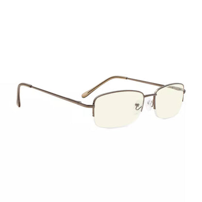 Half Rim Blue Light Blocking Glasses for Women Men