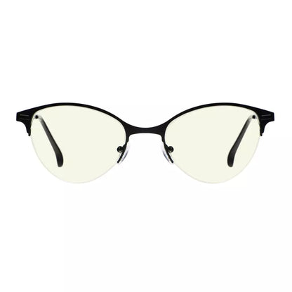 Half-rim Blue Light Blocking Glasses Women Men
