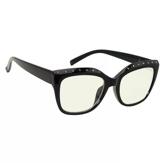 Rhinestone Blue Light Blocking Glasses for Women