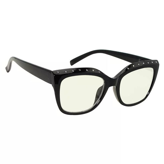 Rhinestone Blue Light Blocking Glasses for Women