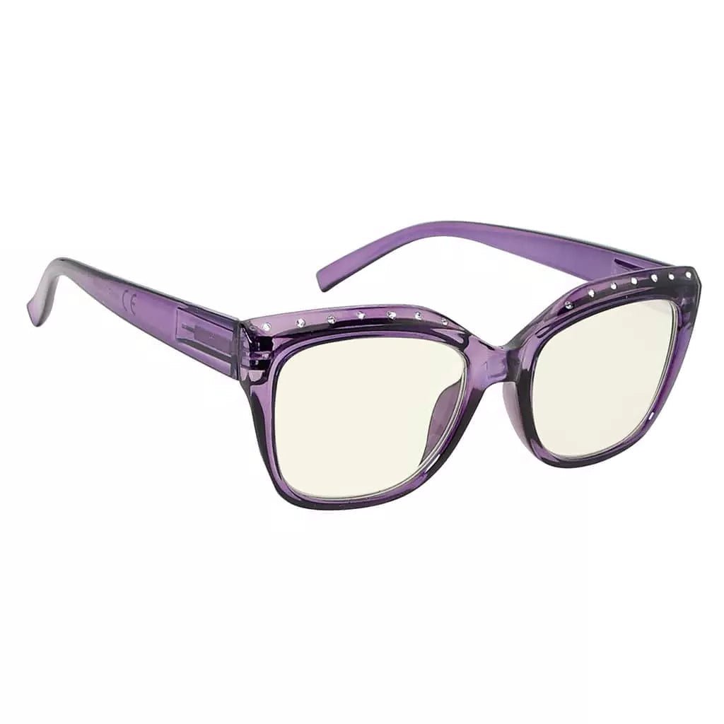 Rhinestone Blue Light Blocking Reading Glasses for Women