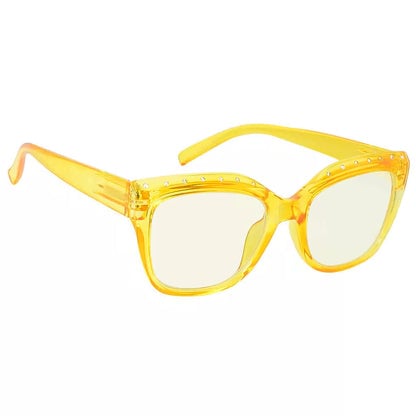 Rhinestone Blue Light Blocking Glasses for Women