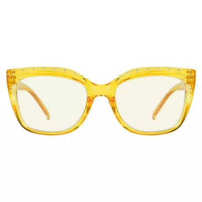 Rhinestone Blue Light Blocking Glasses for Women