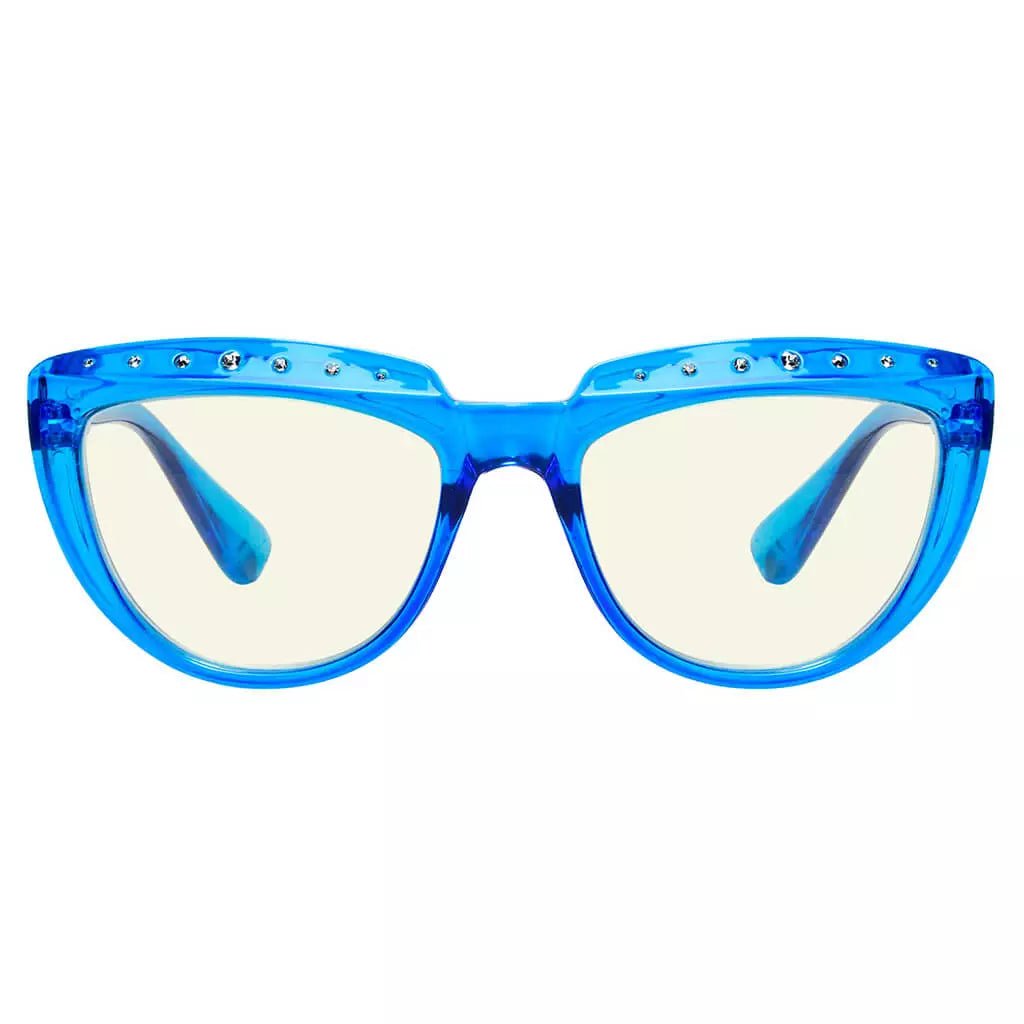 Half Moon Design Blue Light Blocking Glasses Women