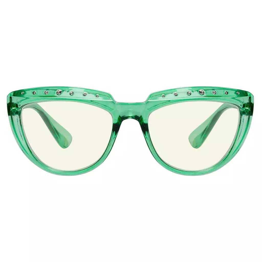 Half Moon Design Blue Light Blocking Glasses Women