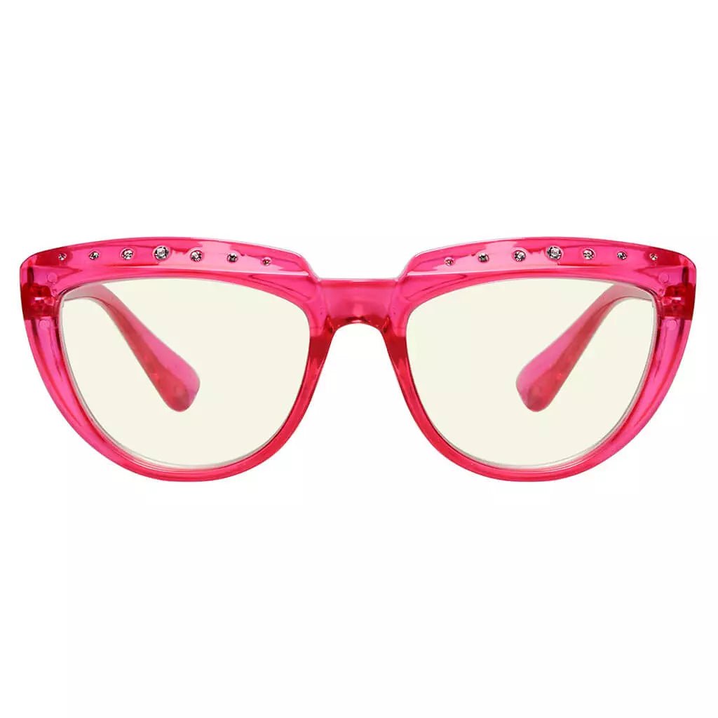 Half Moon Design Blue Light Blocking Glasses Women