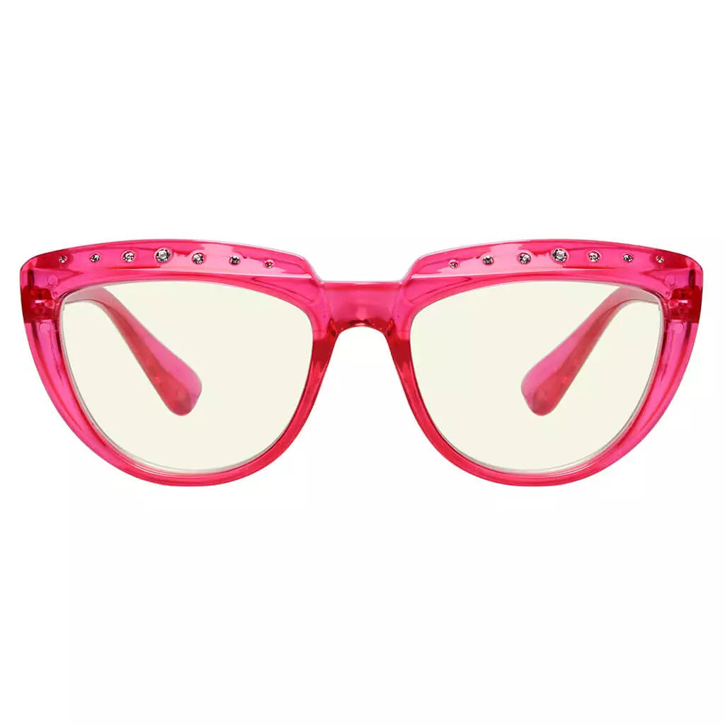 Half Moon Design Blue Light Blocking Glasses Women
