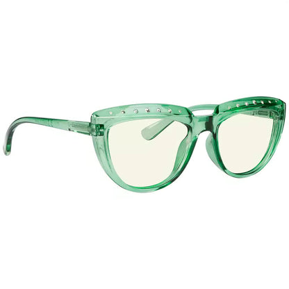Half Moon Design Blue Light Blocking Reading Glasses Women