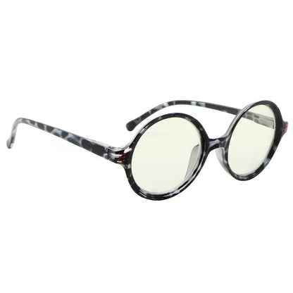 Round Blue Light Blocking Reading Glasses for Women