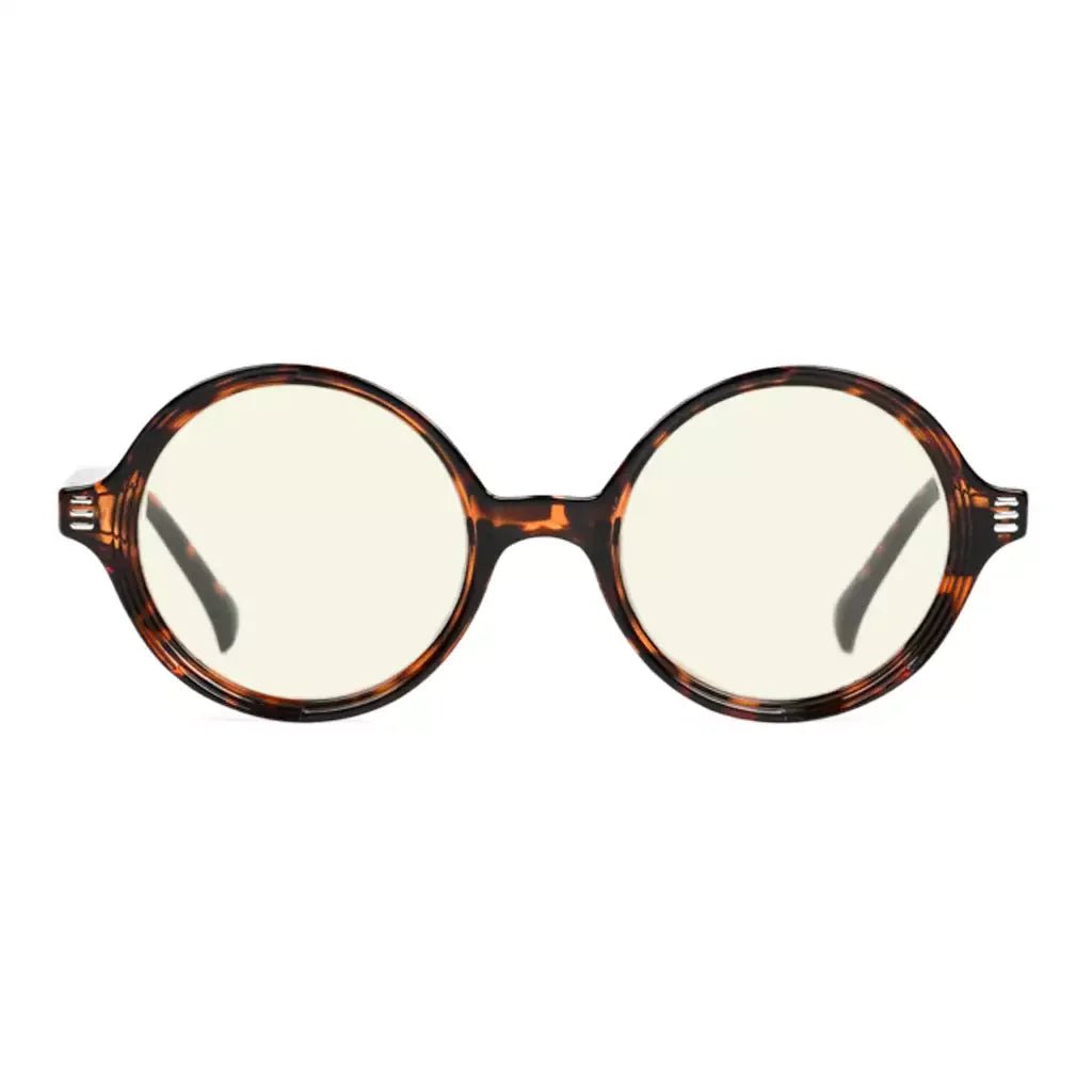 Round Blue Light Blocking Reading Glasses for Women