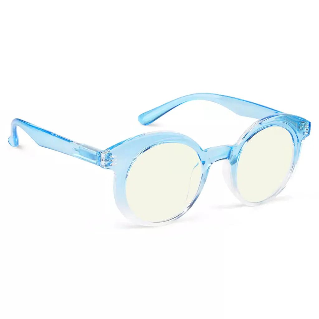 Round Blue Light Blocking Reading Glasses for Women