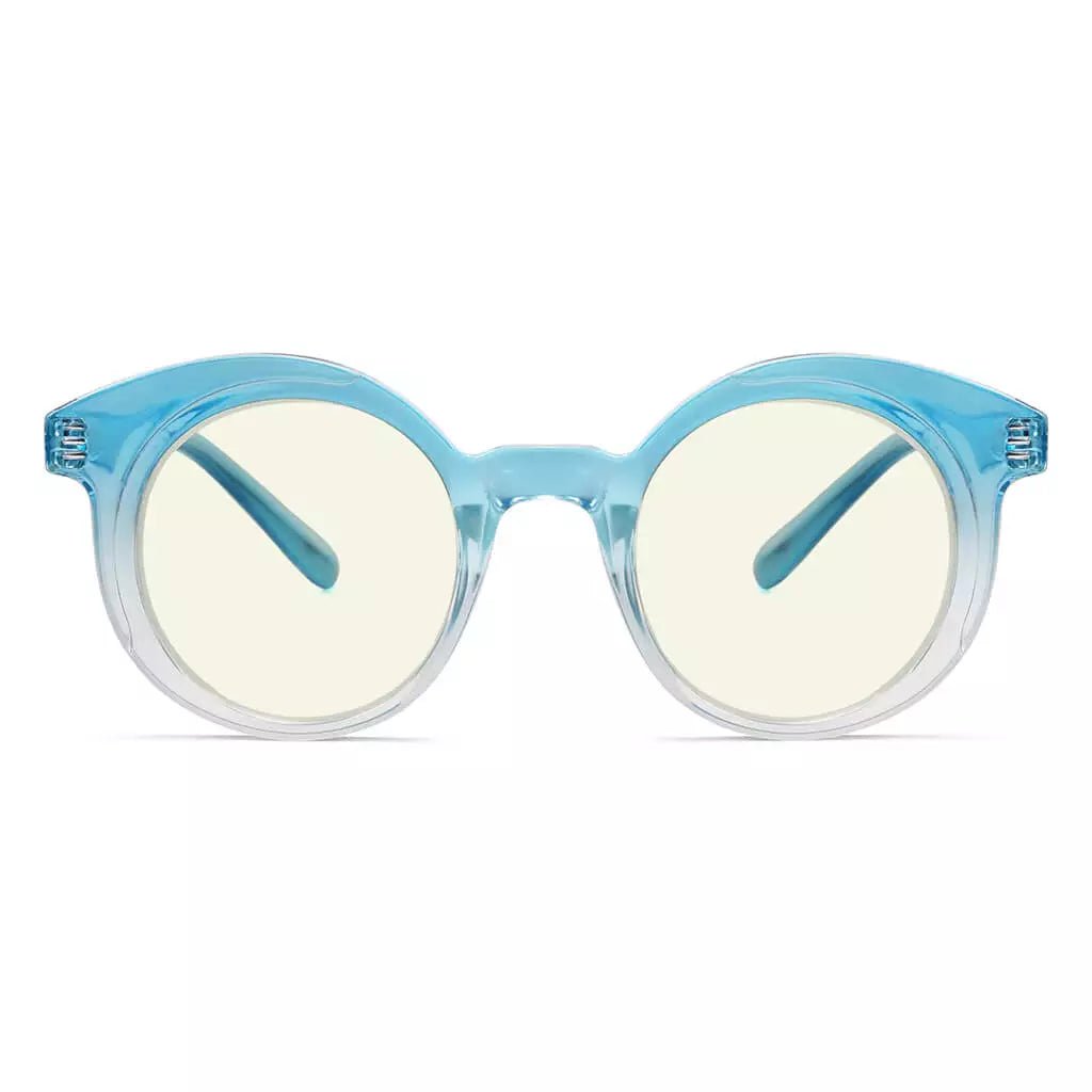 Round Blue Light Blocking Reading Glasses for Women