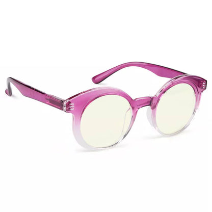 Round Blue Light Blocking Glasses for Women